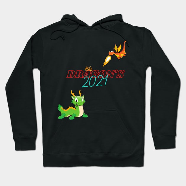 Dragon's Design Hoodie by JeDrin